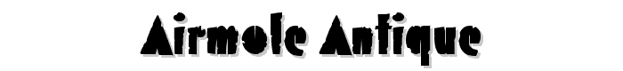 Airmole Antique font